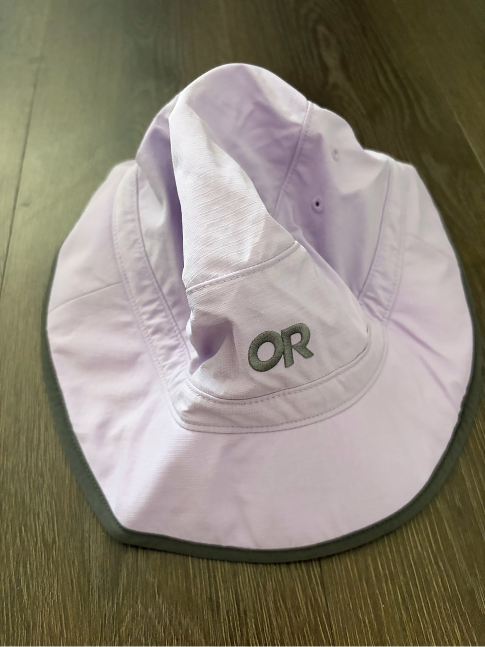 Outdoor Research Lavender Sun Brim Hat with Gray Trim